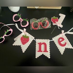 Berry first birthday set